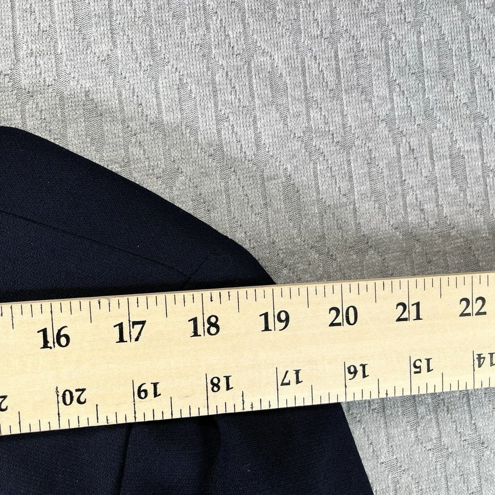 Lauren Ralph Lauren Gold Button Wool Blazer formal Men (44/20W) navy made In USA